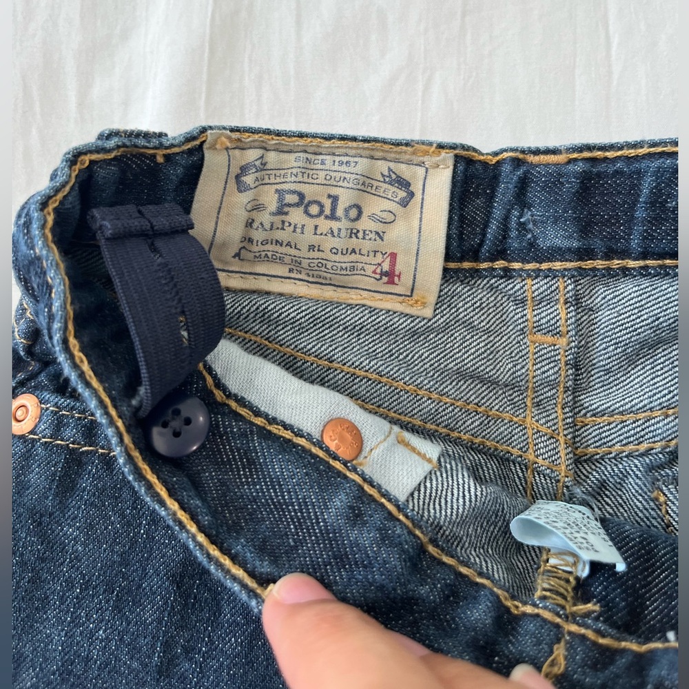 Ralph Lauren Dark Blue Denim Jeans - Picture 4 of 4